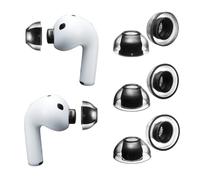 XELASTEC 2 AirPods Pro 3 Ear Tips Replacement - Body-Heat Adaptive Material, Seamless Seal, 12-Hole Micro Filter, Secure Fit Anti-Slip Earbud Tips, AirPod Pro Replacement Tips (M/ML/L)