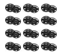Xelmorant 12 Pcs Snap Buttons, Heavy Duty 21mm Metal Fasteners for Clothing and DIY Crafts, Durable Sew-On Studs for Jackets, Coats, Bags & More