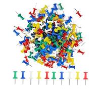 Xelmorant Multicolor Thumb Tacks for Notice Boards, 150 Push Pins with Storage Box, Corkboard and Map Pins for Home/Office Decoration