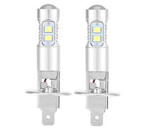Xelord H1 Led, H1 Led Headlight Bulb 6000K, 2Pcs Car LED Bulbs, H1 LED Headlight Bulbs 1800 LM 6000K Super Bright Headlamp Bulbs Car LED Headlights Conversion Kit DC 12-28V LED High Low Beam Bulb