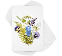 Xelsluthe Blotting Paper for Flower Press, 50 Sheets A4 Size 29.7x21cm Flower Press Paper, Highly Absorbent Reusable Blotter Papers for Herbarium Craft and Fountain Pen Writing