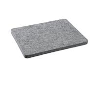 Xelsluthe Felting Mat Wool Needle Felting Pad Grey Sponge 24.5×20.5×1.3cm Thick Firm Base Needle Crafting Pressing Mat for Wool Ironing Pad Makeing Precision Projects