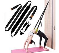 Xemz Back bend Assist Trainer - Improve Back and Waist Flexibility, Door Flexibility Stretching Strap, Home equipment for Ballet, Dance, Yoga, Gymnastics, Cheerleading, Splits (black)