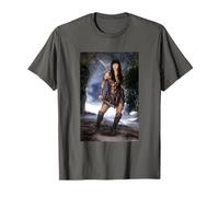 Xena Warrior Princess Lucy Lawless by Michael Grecco T-Shirt