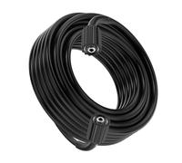 XENDY WASHER 1/4 Pressure Washer Hose 15M,Power Washer Hose Kink Free High Pressure Hose M22 14MM Solid Fittings Pressur Washer Replacement Hose Light Weight Black