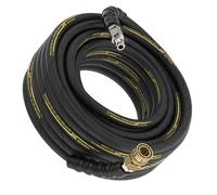 XENDY WASHER Pressure Washer Hose 25FT x 3/8” - High Tensile Wire Braided, 4060 PSI Heavy-Duty Power Washer Hose with Quick Connect Fittings, Non-Marking, Hot & Cold Water Compatible