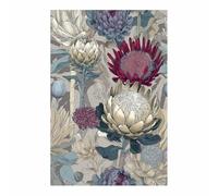 XENIOU Flower Canvas Wall Art Vintage floral illustrations Canvas wall art, for Bedroom Bathroom Living Room Home Wall Decor(white)-20x30cm Unframed