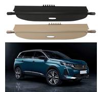 XENITE Car Rear Retractable Cargo Covers Trunk Parcel Shelf for Peugeot 5008 2017 2018 2019 2020 2021 2022 2023 2024 Luggage Security Cover Shade Shield Organizer Partition Accessories,Blackstyle
