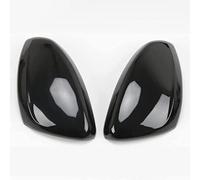 XENITE For Peugeot 208 2008 2014-2018 Wing Mirror Cover,Replacement Left Right Rear Mirror Cover Proof Scratch Resistan Protective Case Car Accessories.,A-Black