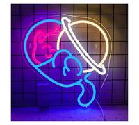 XENITE Hanging Art Neon Signs Astronaut Cat Neon Sign Dimmable Energy-efficient Night Light for Bedroom Party Wall Decor 36.5cmх33.5cm