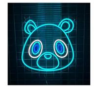 XENITE Hanging Art Neon Signs Bear Neon Sign Graduation Bear Light Dimmable USB Powered for Kids Room Birthday Party Room Home Wall Decor 35cm(F)