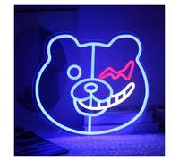 XENITE Hanging Art Neon Signs Bear Neon Sign Light for Party Shop Club Bar Game Room Man Cave Birthday Aesthetics Wall Decor 36cmx33cm