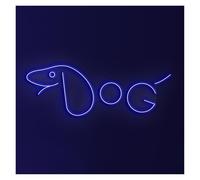 XENITE Hanging Art Neon Signs Dachshund Dog Neon Sign, Suitable for Home Bar Decor with Brightness Adjustable 38cm(C)