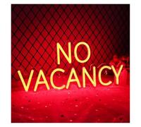 XENITE Hanging Art Neon Signs NO Vacancy Neon Sign for Wall Decoration LED Night Light Suitable for Hotel Party Home for Loved Ones USB Dimmer Switch