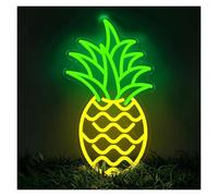 XENITE Hanging Art Neon Signs Pineapple LED Neon, USB Powered with Dimming for Restaurants, Bars and Parties 22x40cm
