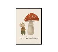 XENITE Wall Art Canvas Prints Boho Cartoon Rabbit Mouse Goose Nurser Posters Print Wall Art Aesthetics Canvas Painting For Living Room Modern Home Decor(G,50x70cm)