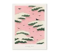 XENITE Wall Art Canvas Prints Hokusai Ohara Koson Japanese Wave Posters And Prints Wall Art Minimalist Modern Canvas Painting For Living Room Home Decor(J,50x70cm)