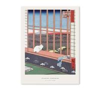 XENITE Wall Art Canvas Prints Hokusai Ohara Koson Japanese Wave Posters And Prints Wall Art Minimalist Modern Canvas Painting For Living Room Home Decor(L,40x60cm)
