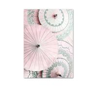 XENITE Wall Art Canvas Prints Pink Japan Spring Sakura Scape Flamingo Floats Posters Prints Wall Art Aesthetics Canvas Painting For Living Room Home Decor(E,40x50cm)