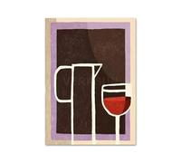 XENITE Wall Art Canvas Prints Still Life Mural Abstract Girl Black Cat Lily Fruit Mountain Canvas Painting No Frame Living Room Decoration Painting(C,50x70cm)