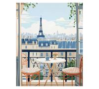 XENITE Wall Art Canvas Prints Travel City Paris Italy Florence Amalfi Coast Switzerland London Spain Poster Canvas Painting Print For Living Room Home Decor(C,30x45cm)