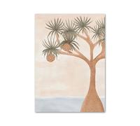 XENITE Wall Art Canvas Prints Tropical Palm Coconut Tree Boho Abstract Landscape Posters No Frame Wall Art Pictures Living Room Decor(E,30x40cm)