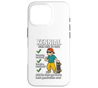 Xennial Born 1977 to 1983 Funny Nostalgia Case for iPhone 16 Pro