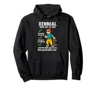 Xennial Born 1977 to 1983 Funny Nostalgia Pullover Hoodie
