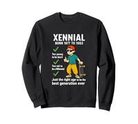 Xennial Born 1977 to 1983 Funny Nostalgia Sweatshirt