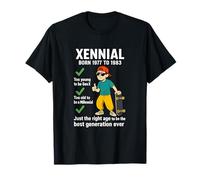 Xennial Born 1977 to 1983 Funny Nostalgia T-Shirt