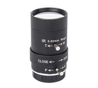 Xenocam CCTV Security Camera Lens 5-50mm Megapixel Manual Varifocal Lens Manual Zoom CMOS/CCD 1/3" CCTV Lens IR CS Mount CCTV Security Camera(No IR Filter)