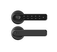 Xenocam Fingerprint Smart Door Lock Keyless Entry 3-in-1 Door Lock, Smart Lever Unlock by Fingerprint/Keypad/Code/Key for Home, Hotel, Apartment, Office, Bedroom