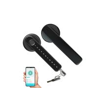 Xenocam Fingerprint Smart Door Lock with Keypad Handle for Home, Apartment, Office, Front Door, Bedroom, Keyless Entry Door Lock