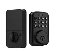 Xenocam Smart Door Lock, Fingerprint Door Lock, 4-in-1 Electronic Fingerprint Keyboard Password Bluetooth Smart Lock for Home Bedroom Hotel Office Apartment