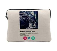 Xenomorph Alien Alien Extraterrestrial Social Network Meeting Love Computer and Tablet Case - 14-15 Inches - Printed in France