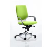 Xenon Executive Chair White Medium Zest Back Swizzle Colour