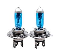 Xenon Headlight Bulb H4, 2 x MASO Super White Vehicle Car Headlight Bulbs, 100W 6000K Xenon Halogen Headlamp,12V ...