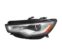 Xenon/HID Headlight Assembly For 2012-2015Audi A6 S6 Quattro Non-AFS Model,Left Driver Side Front Headlights Headlamps w/o Bulbs with LED DRL (Left Driver Side)