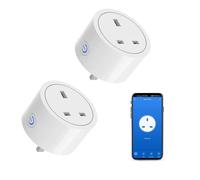 XENON Zigbee Smart Plug, Zigbee Socket, Smart Socket, Wireless Timer Outlet, Alexa Plug Compatible with Philips Hue, Alexa, Google, Requires a Zigbee hub, 13 A（2 Pack）