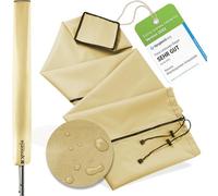 Xenoria Premium Rotary Airer Protector, Suitable for All Models, Robust 600D Oxford Fabric, Water-Repellent and UV-Resistant, Full Length Zip, Size 180 cm, Beige