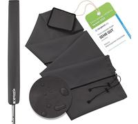 Xenoria Premium Rotary Airer Protector, Suitable for All Models, Robust 600D Oxford Fabric, Water-Repellent and UV-Resistant, Full Length Zip, Size 180 cm, Dark Grey