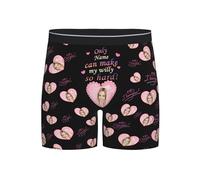 Xenorith Personalised boxers for men Custom boxers Underwear novelty boxer shorts with Face Photo funny boxer personalised gifts for men Boyfriend Husband S-XXL