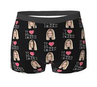 Xenorith Personalised Boxers for Men Custom novelty Boxer Shorts funny boxers personalised Underwear for Husband Boyfriend personalized Gifts for Valentine’s Day, Anniversaries gift man(S-2XL)