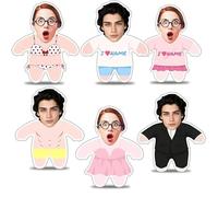 Xenorith Personalised pillow with photo cushion personalised cushion with filling customised pillow Add you Text Photo custom face pillows gifts for women birthday dad mom men Anniversary