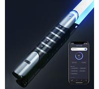 XenoSaber Upgraded Xenopixel 3.0 Motion Control Light Saber, Smooth Swing Combat Dueling Saber for Adults with APP, 34 Sound Fonts Infinite Color Change, 16GB SD Card, 8 Light Effect 12 Ignition