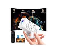 XENPONAD Mini Projector with WiFi and Bluetooth, 1080P Supported Smart Projector with Built in Apps, Outdoor Movie Projector 150" Display, Auto Keystone，Short focal length Projector.