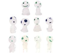 XENQITO Pack of 10 Forest Spirits Garden Decoration, Luminous Garden Decoration Figures, Elves, Luminous Garden Decoration, Mini Resin Princess Figures for Garden Potted Plant, for Bedroom, Halloween
