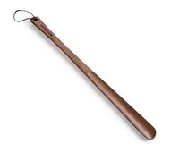 Xentrawave Wooden Shoe horn Long Handle for Seniors -23.6in Long handled ShoeHorn for Men, Women & Elderly, Sturdy Shoe Horns for Boots, Black Walnut