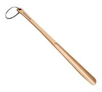 Xentrawave Wooden Shoe horn Long Handle for Seniors -23.6in Long handled ShoeHorn, Yellow, One Size