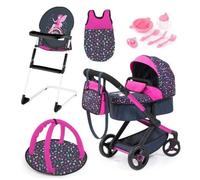 Xeo Navy Blue Doll Pram With Accessories Bayer Design Genuine Toy Gift Child New